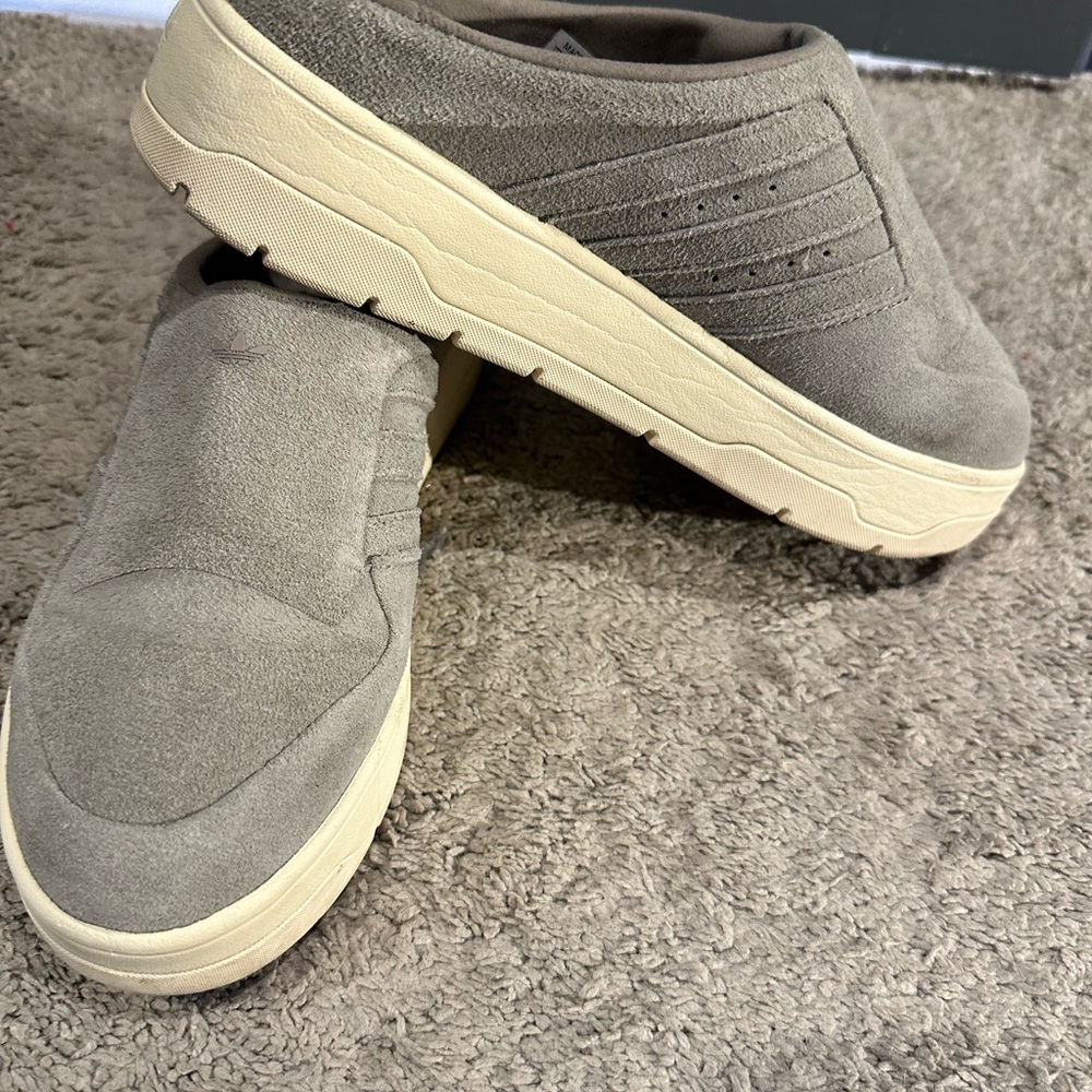 Women’s Adidas Gray Slip-On Shoes